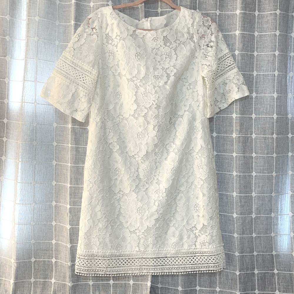 Lauren Ralph Lauren White Lace Dress
